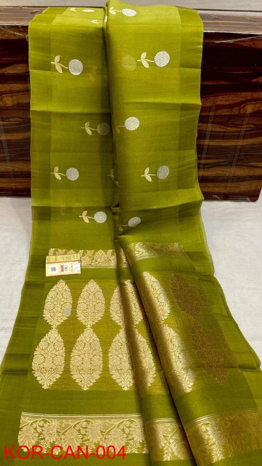 Banarasi Kora Organza Silk Saree.