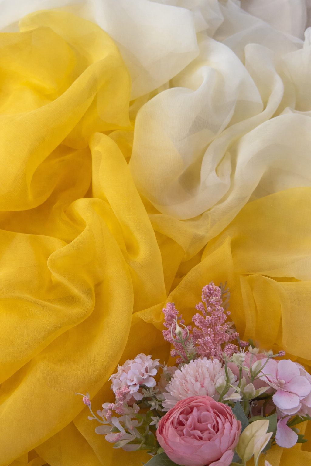 Pure Diamond Chiffon Saree.