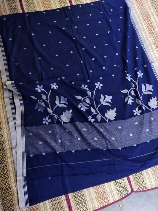 Pure Cotton Jamdani Saree