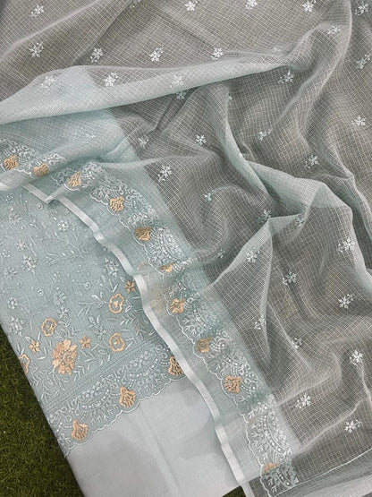 Beautiful  Banarasi Kota Silk Unstitched Suit