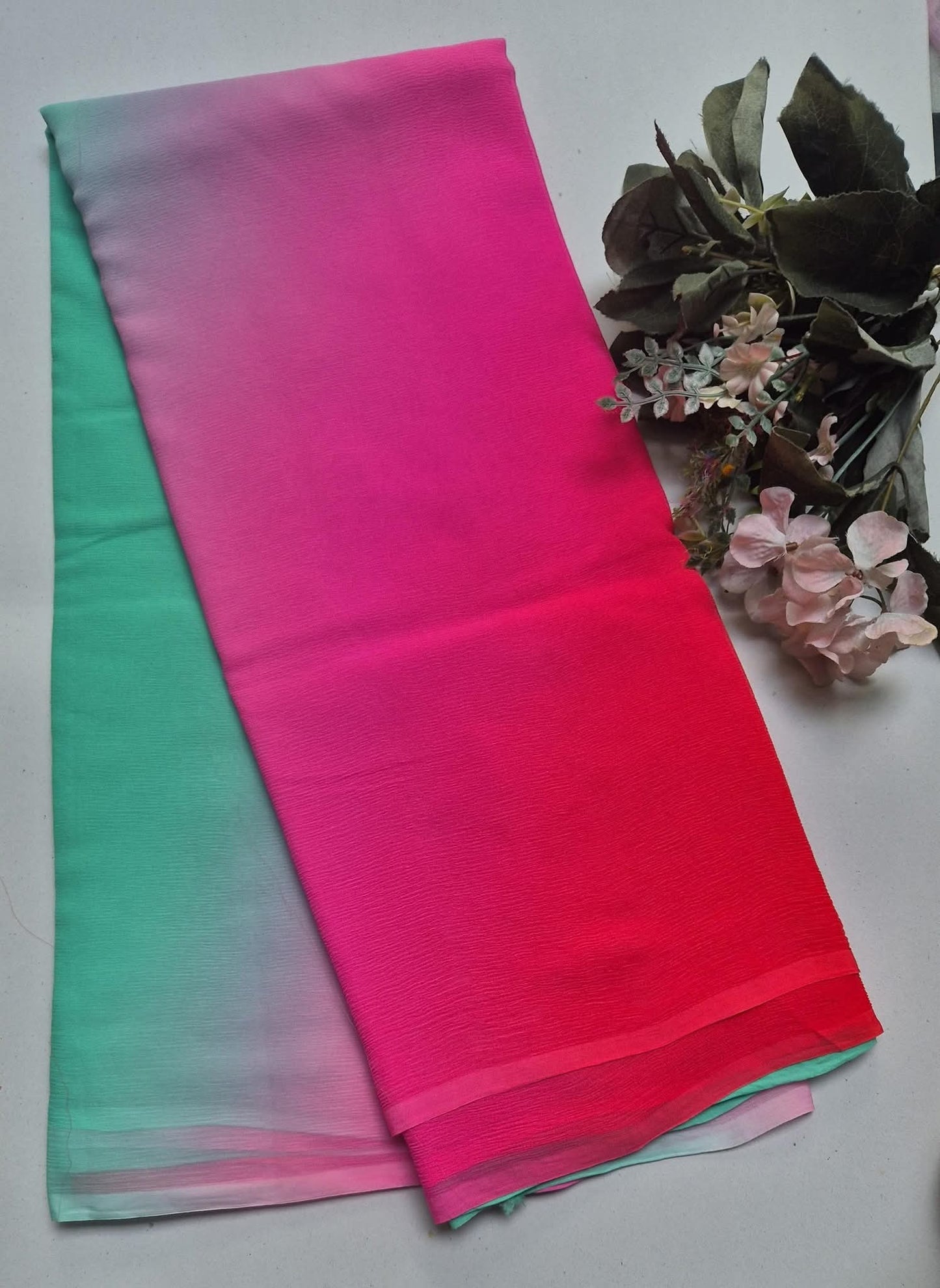 Pure Diamond Chiffon Saree.