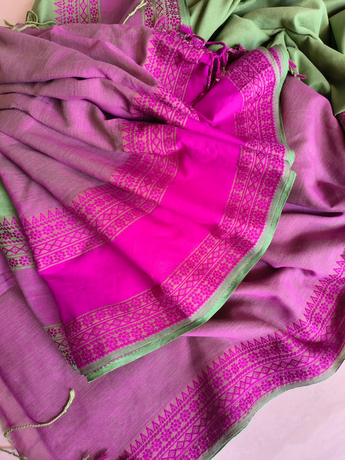 Beautiful Cotton Mulmul Saree