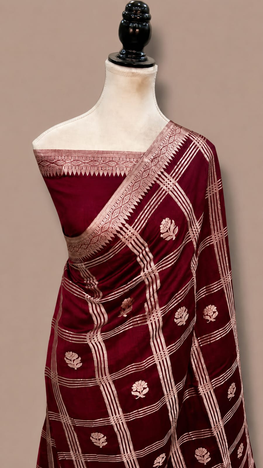 Raw Mango Katan Banarasi Soft Silk Saree.