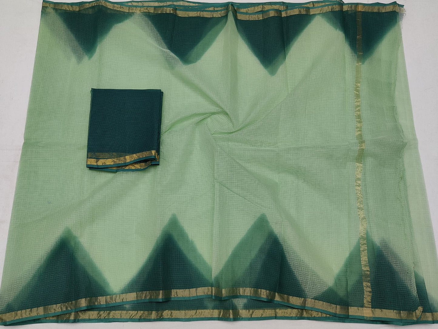 Beautiful Pure Cotton Kota Doria Multi Dye Saree