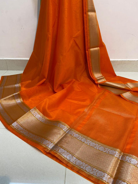 Banarasi Kora Organza Soft Silk Saree