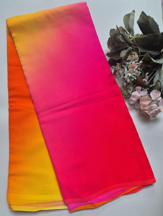 Pure Diamond Chiffon Saree.