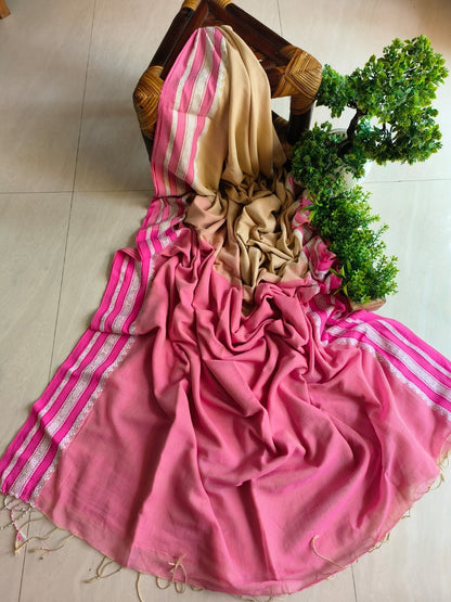 Beautiful Cotton Mulmul Saree