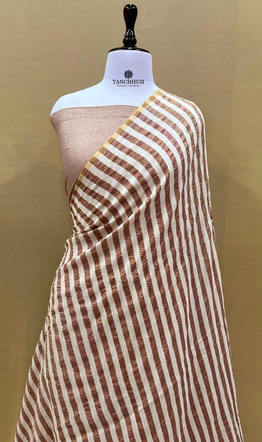 Pure Banarasi Handloom Munga Silk Saree.