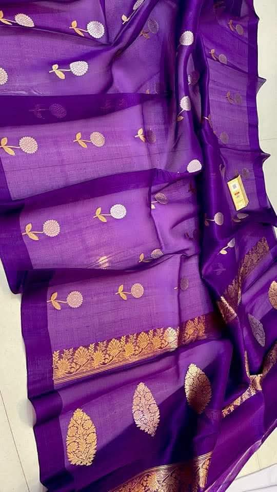 Banarasi Kora Organza Silk Saree.