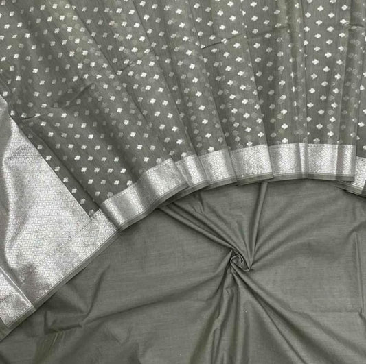 Banarasi Chanderi Silk Unstitched Suit