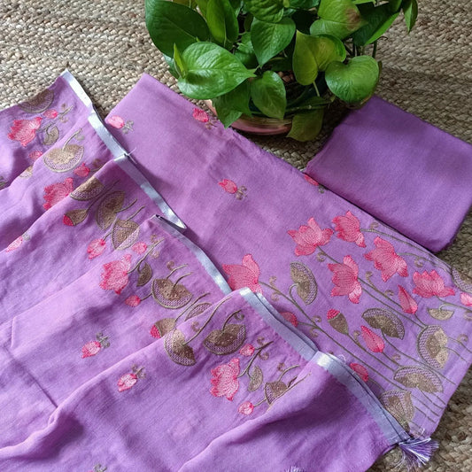 Bhagalpuri Khaddi Cotton Unstitched Suits.