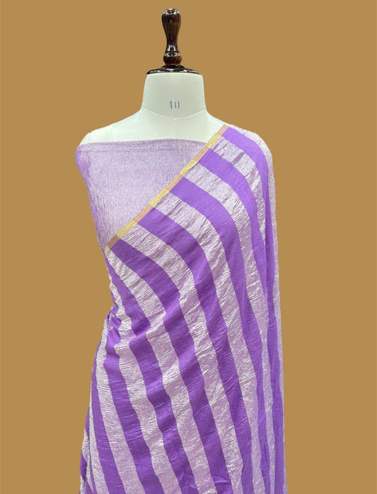 Pure Banarasi Handloom Munga Silk Saree.