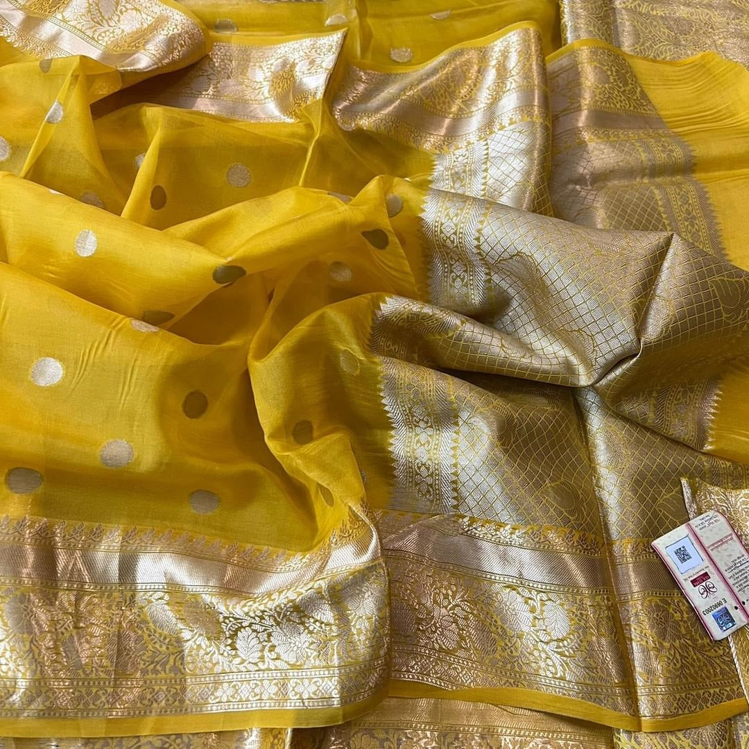 Banarasi Kora Organza Silk Saree