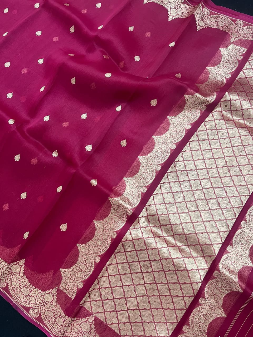 Banarasi Kora Organza Silk Saree.