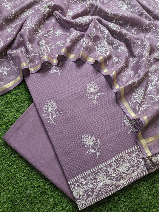 Beautiful Banarasi Kota Silk Unstitched Suit