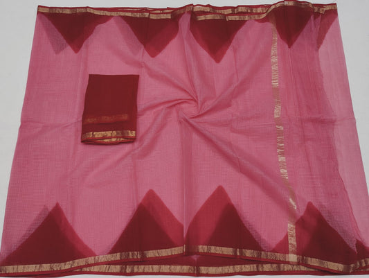 Beautiful Pure Cotton Kota Doria Multi Dye Saree