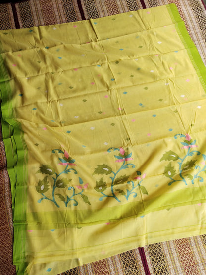 Pure Cotton Jamdani Saree