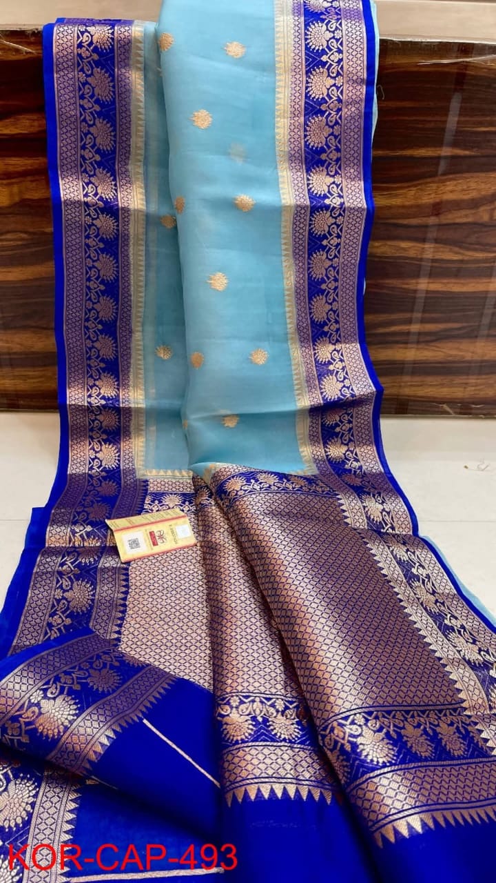 Banarasi Kora Organza Silk Saree.