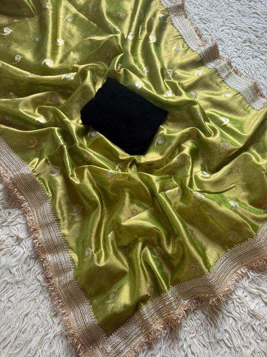 Banarasi Most Trending Tissue Silk Saree.