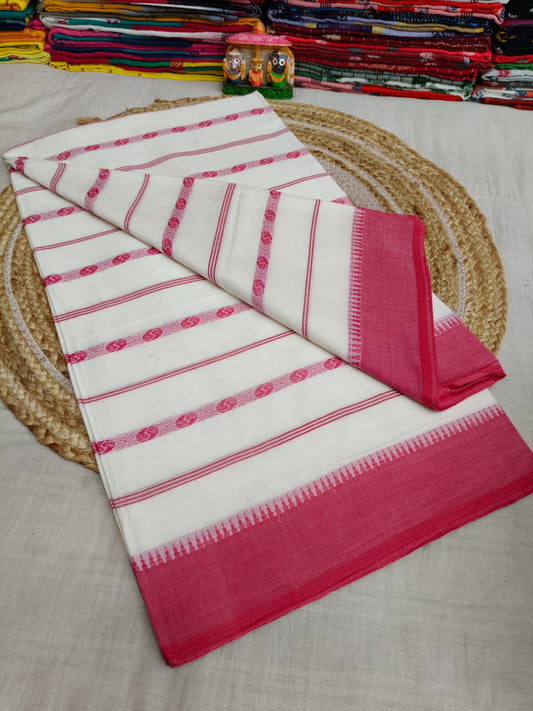 Pure Cotton Saree with Blouse.