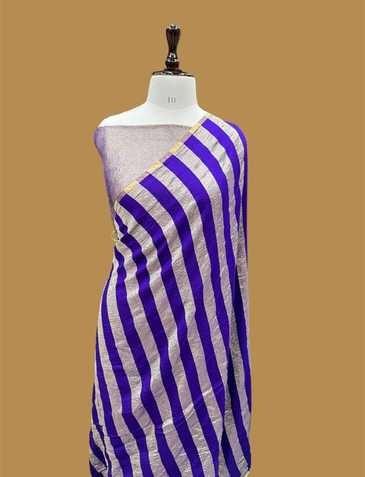Pure Banarasi Handloom Munga Silk Saree.