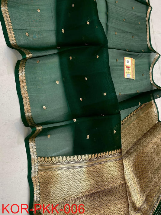 Banarasi Kora Organza Silk Saree.