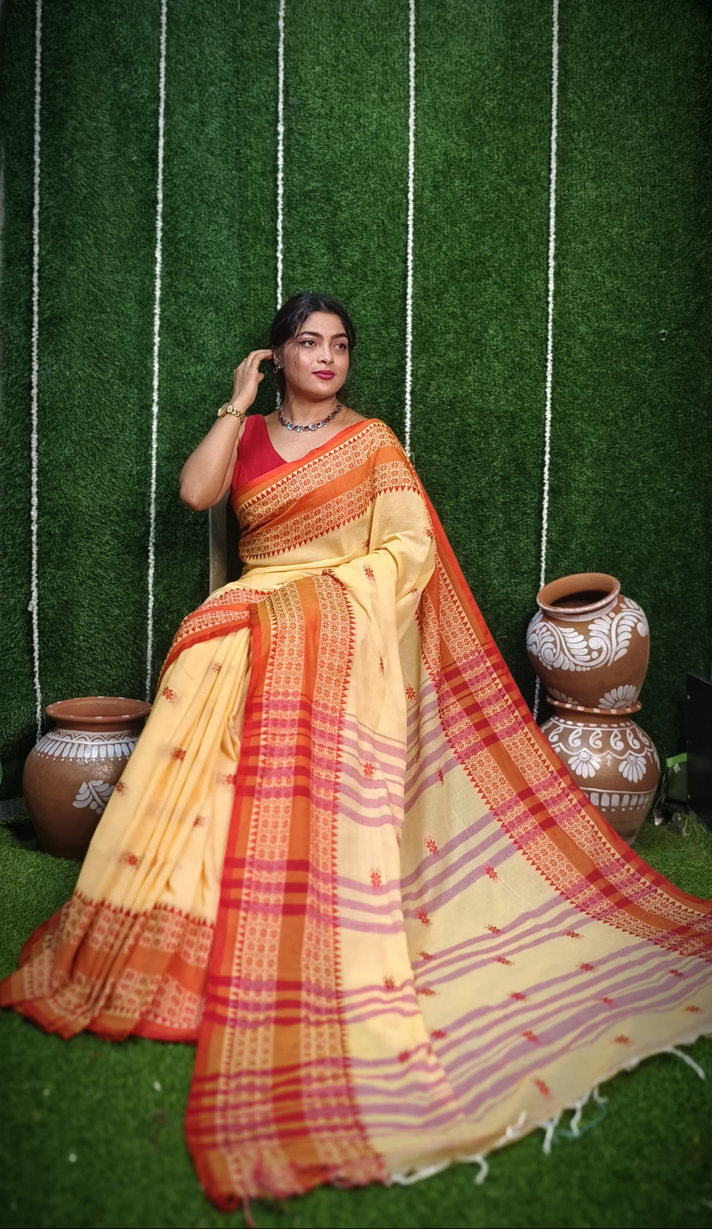 Beautiful Bengal Handloom Cotton Sarees