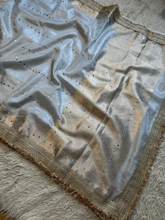Banarasi maharani  tissue in daimond avtar saree.