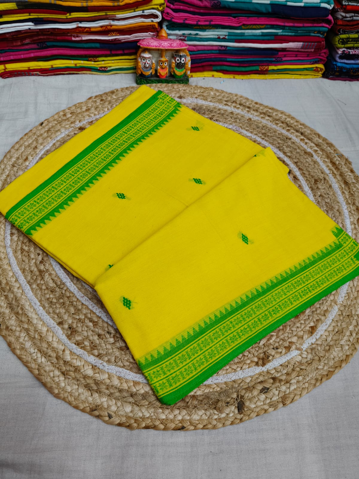 Pure Cotton Saree with Blouse.
