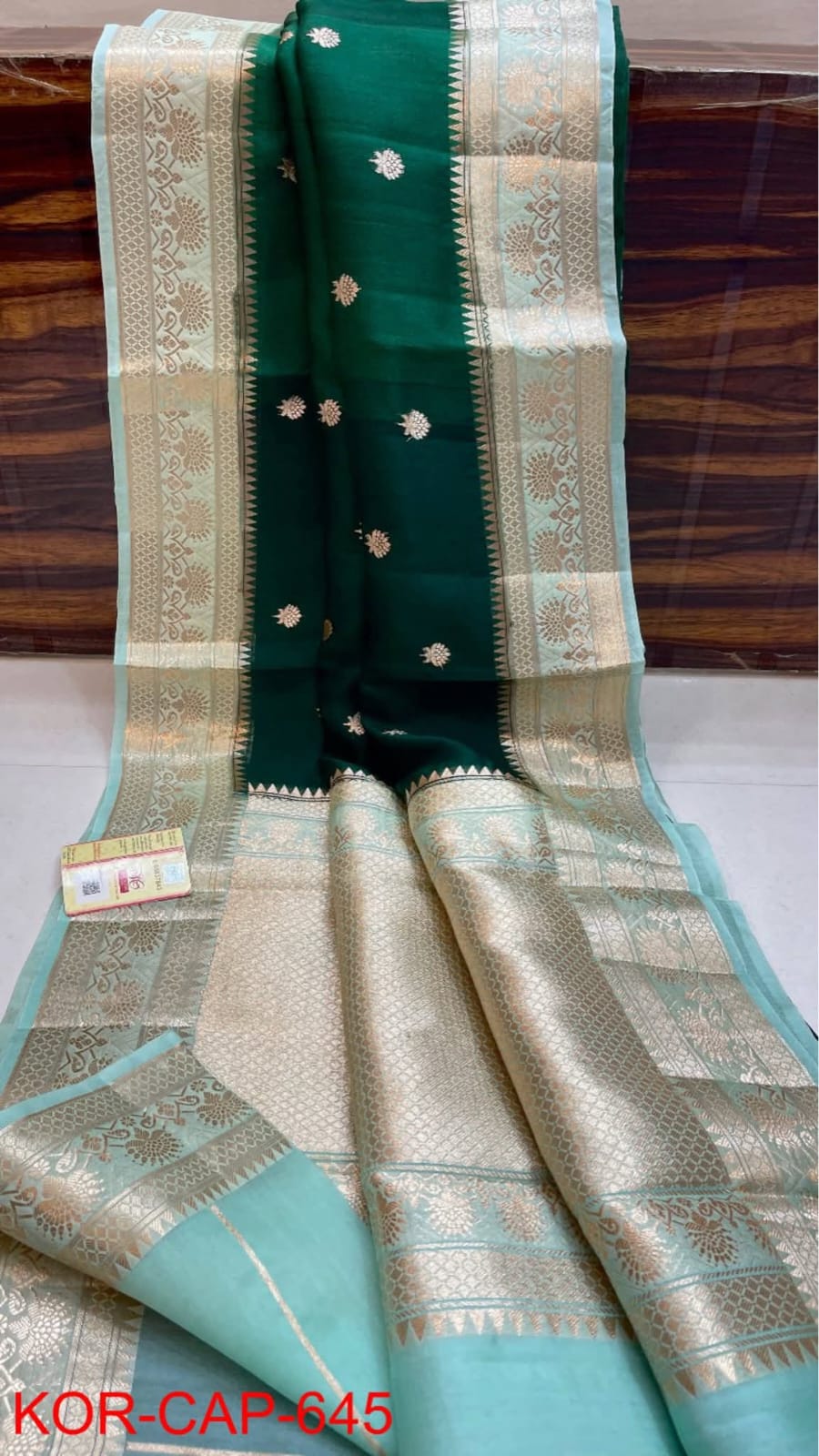 Banarasi Kora Organza Silk Saree.