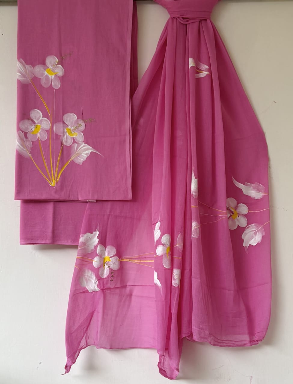 Pure Cotton Hand Block Printed Unstitched Suits.