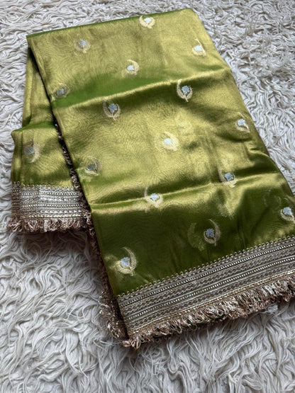 Banarasi Most Trending Tissue Silk Saree.