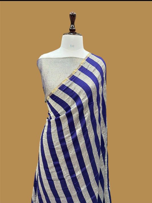 Pure Banarasi Handloom Munga Silk Saree.