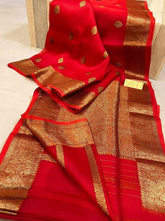 Banarasi Kora Organza Silk Saree.