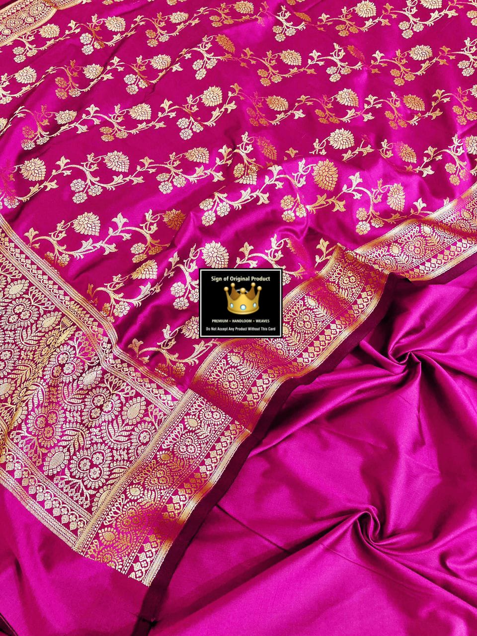 Banarasi Zari Work Unstitched Suit with Dupatta