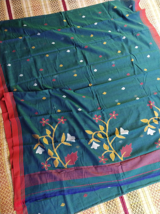 Pure Cotton Jamdani Saree