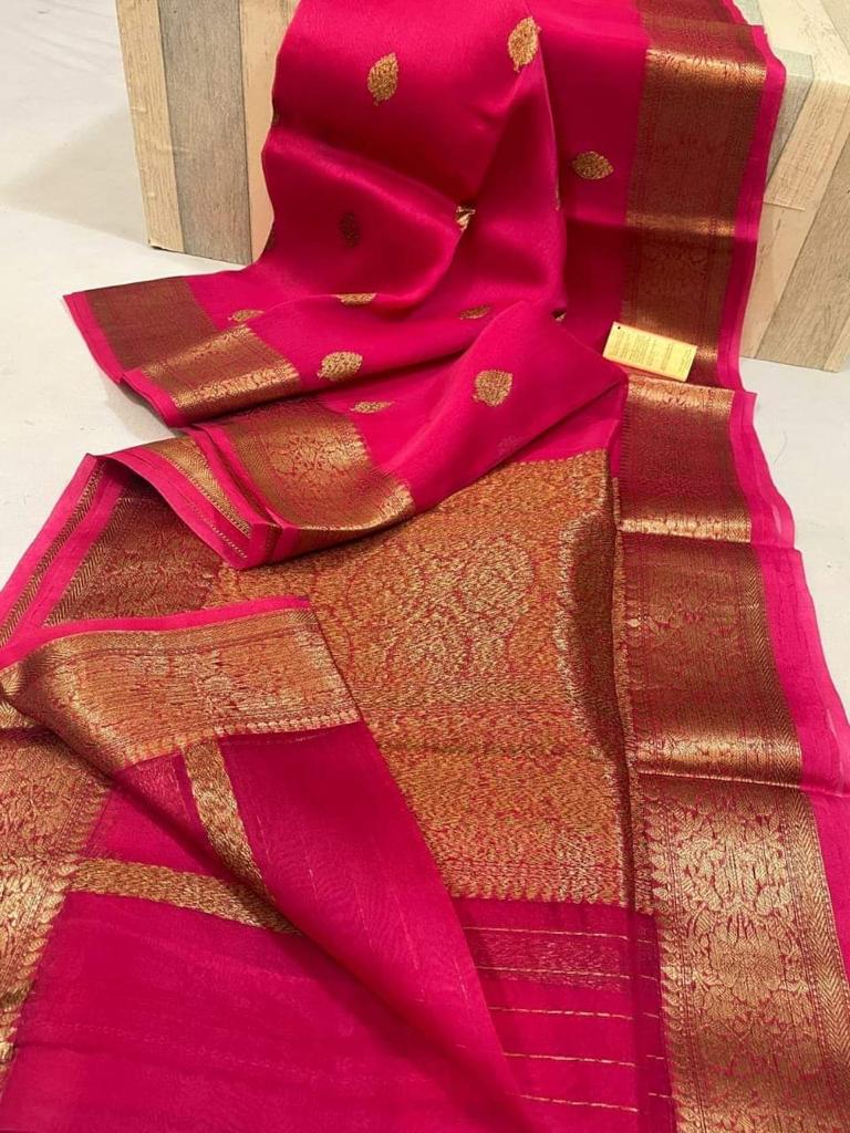 Banarasi Kora Organza Silk Saree.