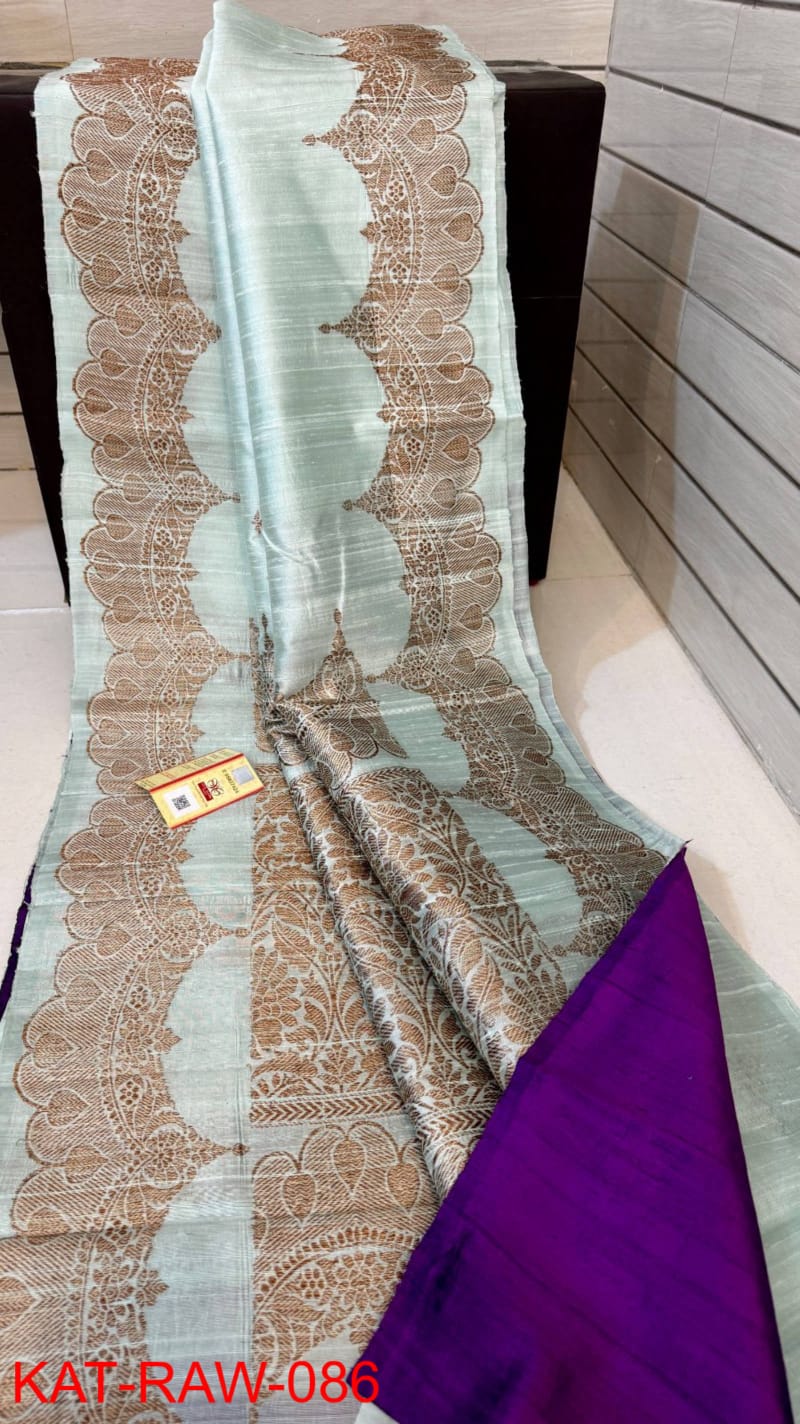 Pure Banarasi Handloom Dupion Silk Saree