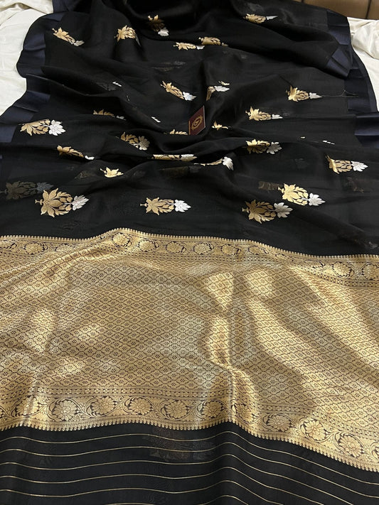 Banarasi Kora Organza Silk Saree