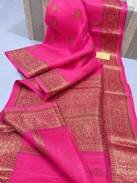 Banarasi Kora Organza Silk Saree.