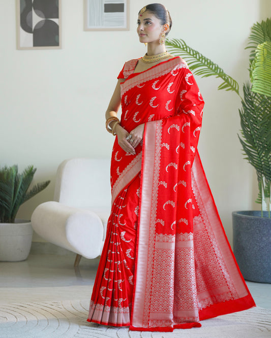 Banarasi Mashru Silk Saree With Zari work