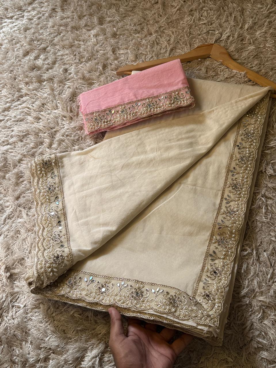 Banarasi Semi Katan Cotton Silk Saree