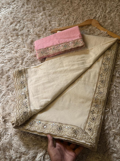Banarasi Semi Katan Cotton Silk Saree