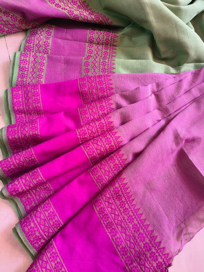 Beautiful Cotton Mulmul Saree