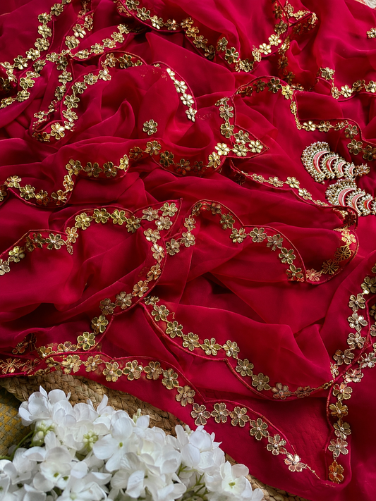 ISHQIYA Chiffon Saree.