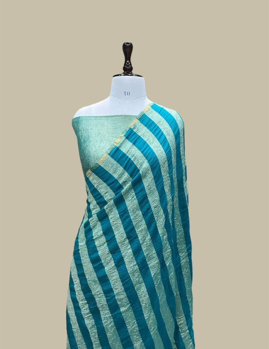 Pure Banarasi Handloom Munga Silk Saree.