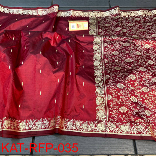 Pure Banarasi Handloom Katan Silk Saree