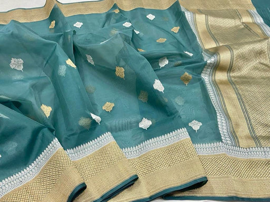 Banarasi Kora Organza Silk Saree