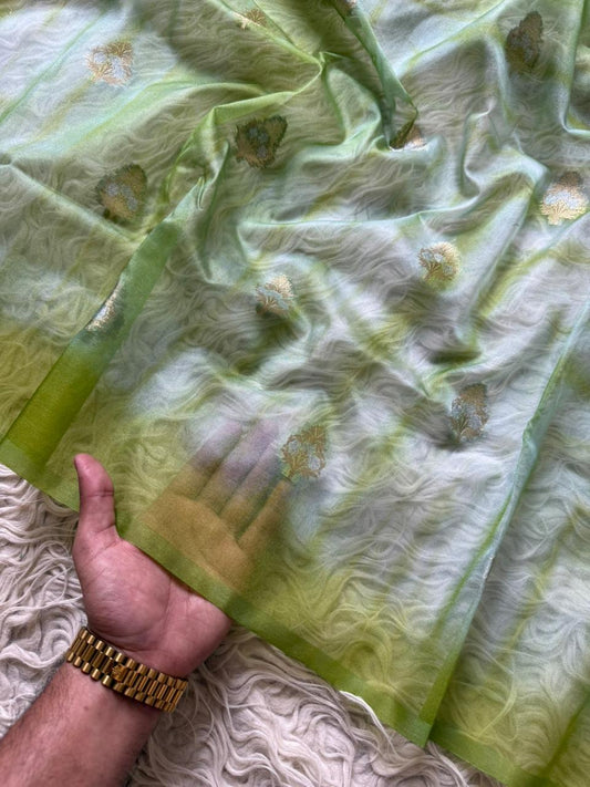 Banarasi Kora Organza Silk Saree.
