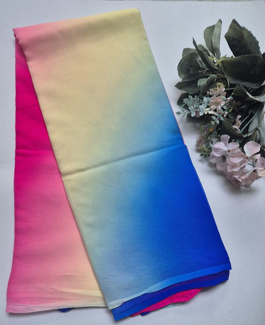 Pure Diamond Chiffon Saree.